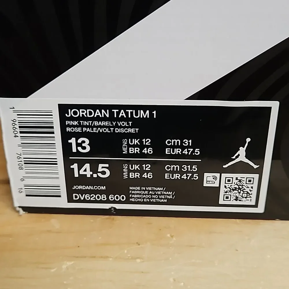 Jordan Tatum 1 Pink Lemonade Mens Basketball Shoe Sneaker DV6208-600 Jayson - Picture 11 of 13